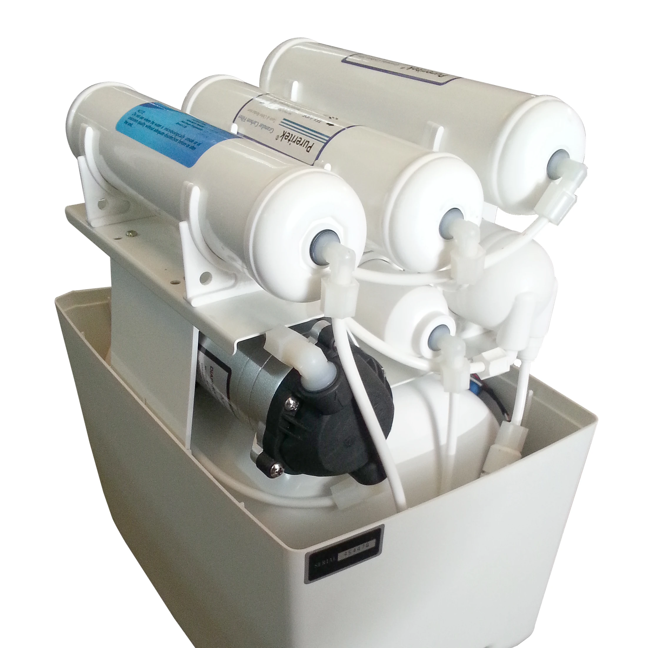 High quality product compact reverse osmosis system 50 GPD with 5,5L tank with pump for home, office