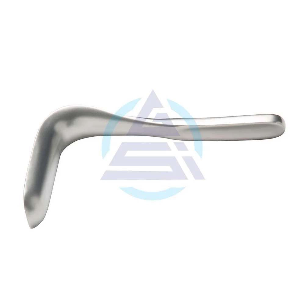 195mm Hill Ferguson Retractor Flat Handle Medium Effective Length 100mm x 30mm Wide, Overall Length