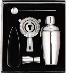 Wholesale Premium Gift Mixer Drink Bartender Kit Bar Cocktail Shaker 5 Piece Set