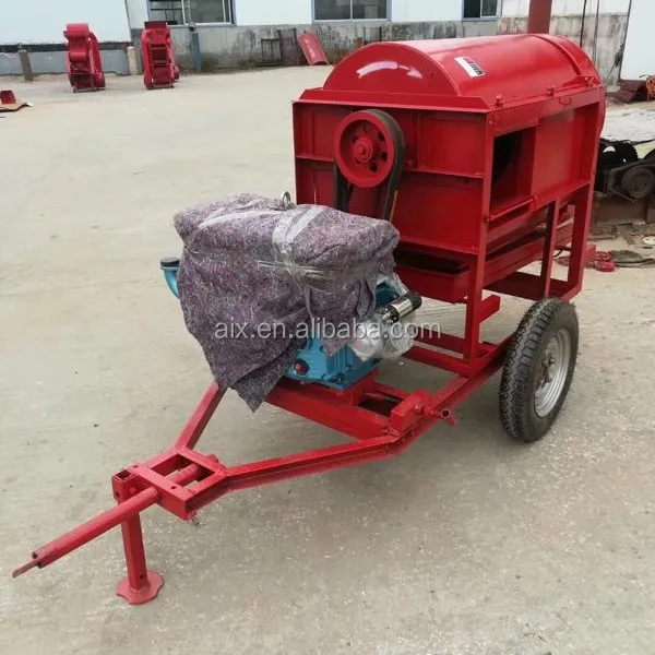 diesel engine bean thresher machine wheat thresher small rice threshing machine