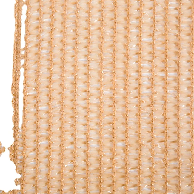 Polypropylene Knitted Shade  Plastic Shade Cloth Clip Sretractable Sun Shade Netting