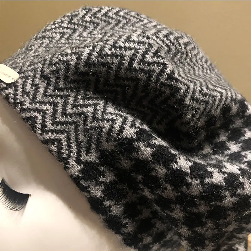 Manufacturers Supplier Nepal Cashmere Woman Hat Customization 100% Pure Cashmere Hat