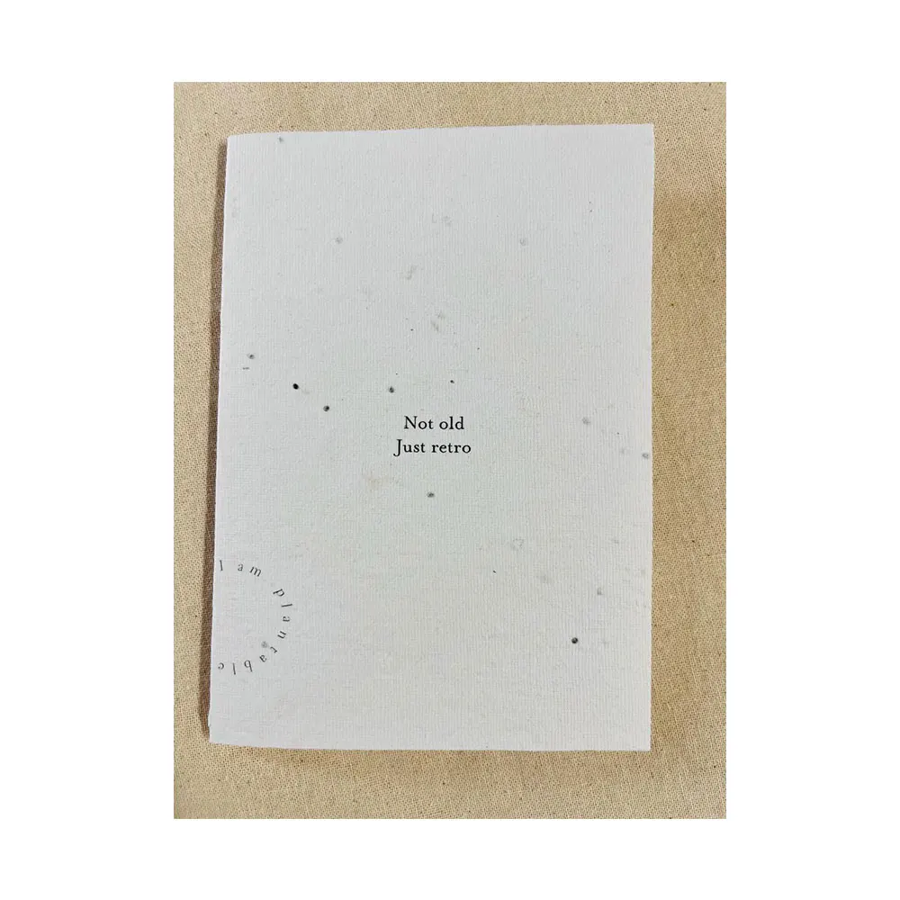 Indian Exporter of PlantabLE GOWING Paper Printed Cards Eco friendly Bio degradable Tree Free Paper and Handmade