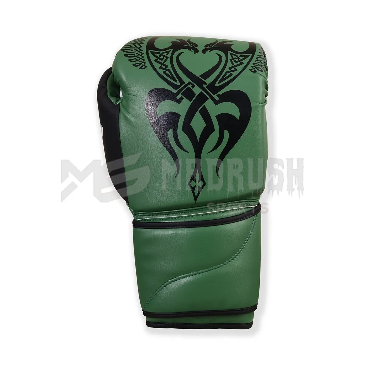 Professional Boxing Gloves Customized Logo Quality Training Boxing Gloves Green and Black Boxing Gloves