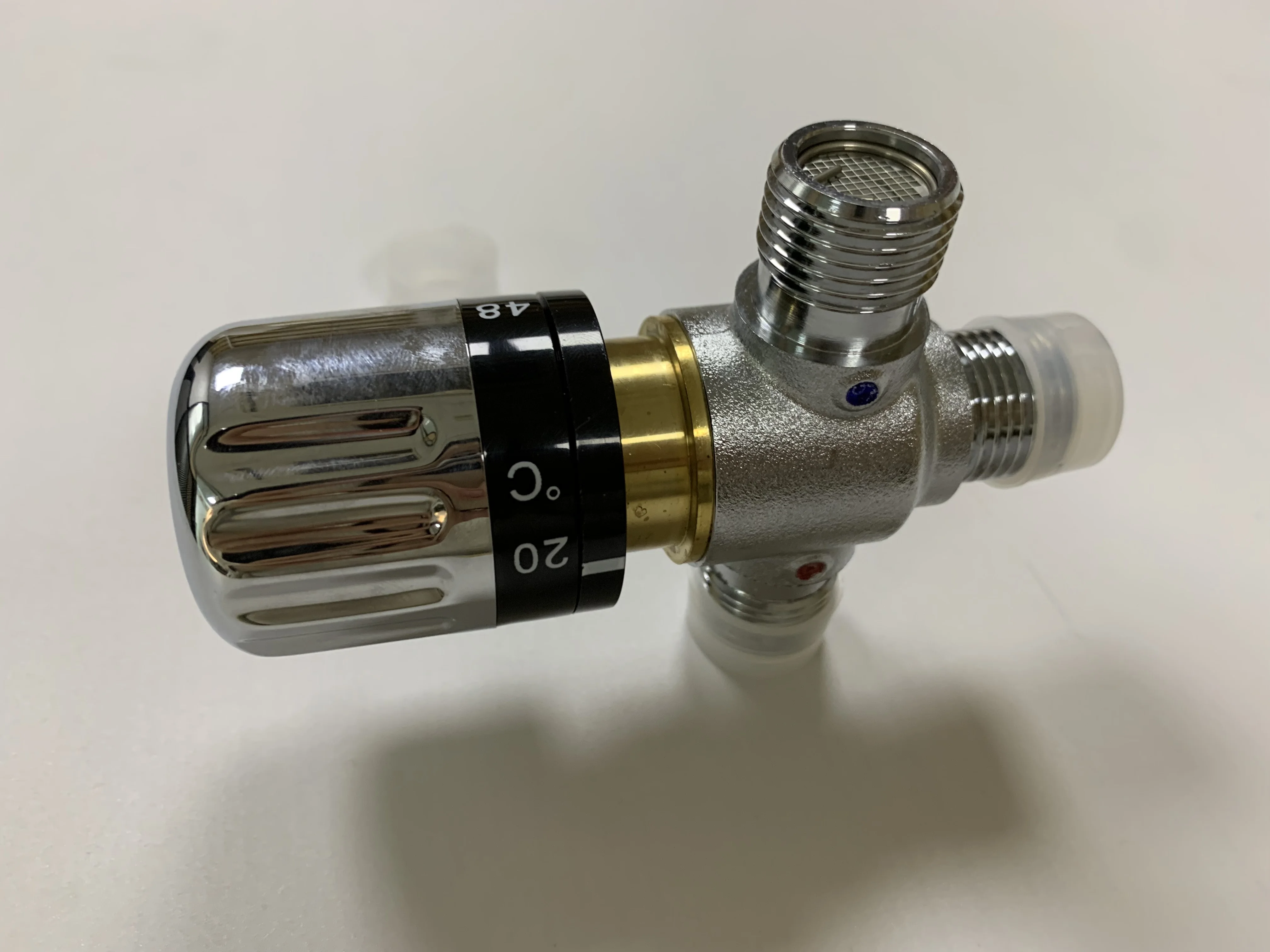 Brass Ball Valve Straight with Swivel Nut for Water Meter Thermostatic Valve