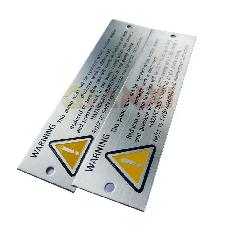 Custom High-End Products Fashion Decorative Mirror Polish Laser Cutting Metal Nameplates Logo