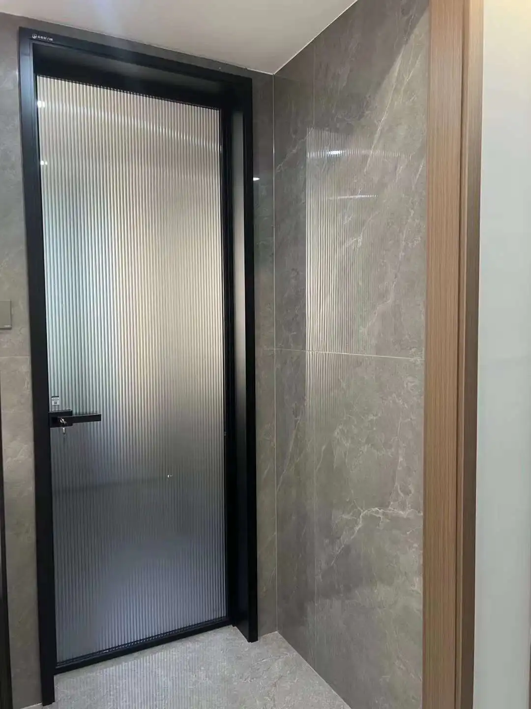 Foshan Wholesale swing door with glass Interior Glass Swing Doors Double kitchen slide door for kitchen and bedroom