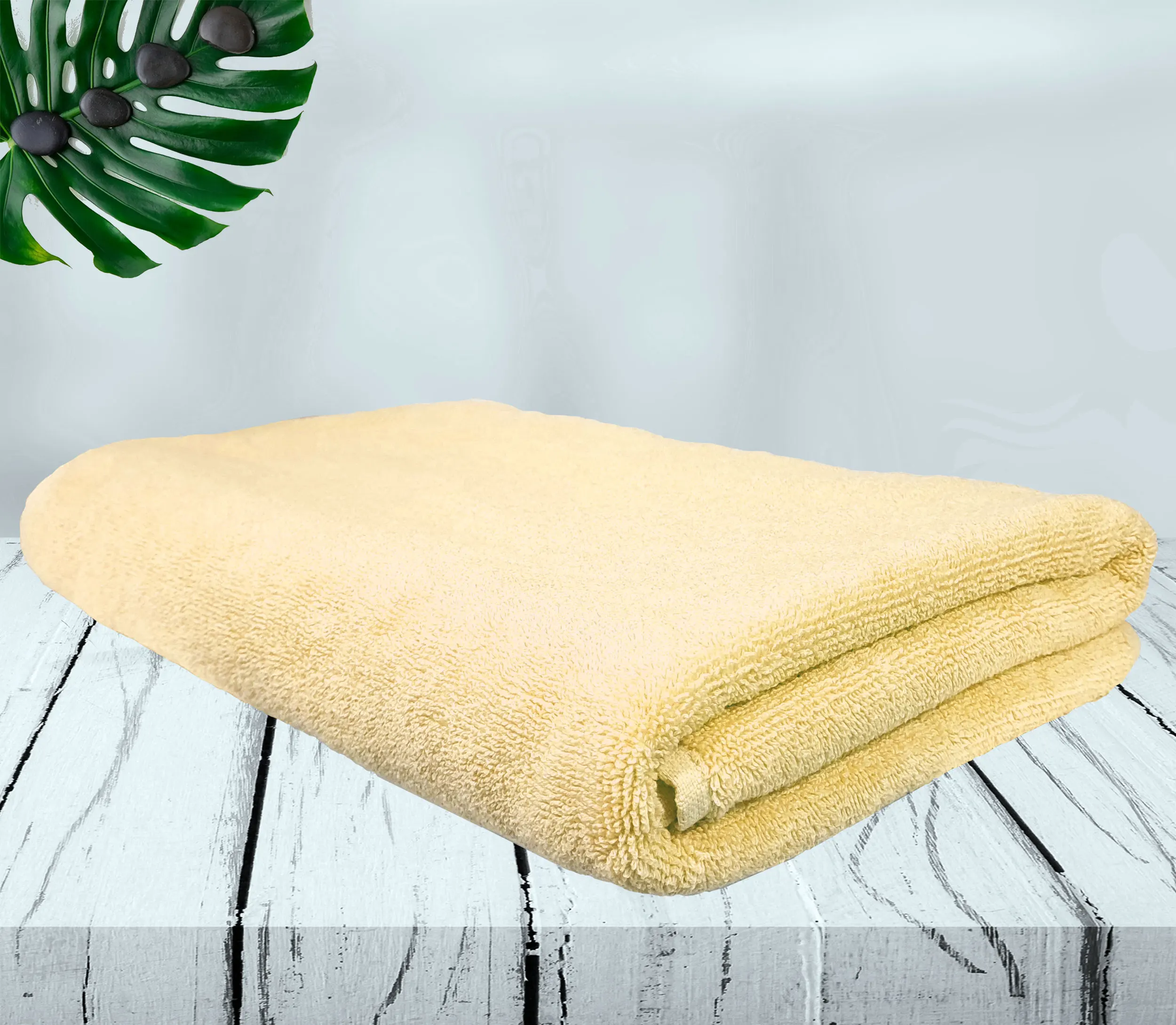 Customized Eco-friendly Hair Bath Towel for Hotel Spa and Beach use best rated Zero Twist Hotel Towels 650 Gsm