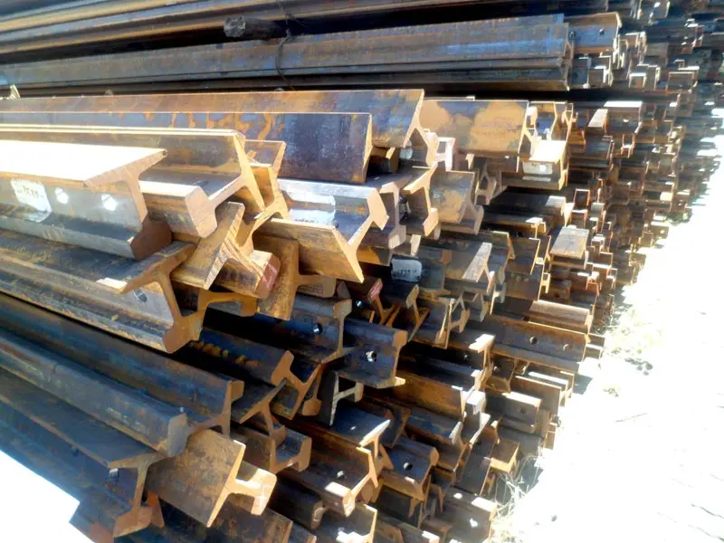Iron and Steel Used Rails HMS 1/ 2 Scrap/ Metal Scrap