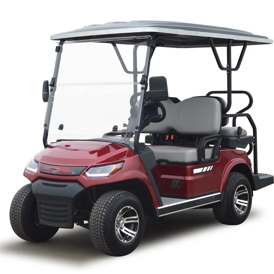 Top Quality Electric Sightseeing Bus 4 Seater Battery Operated Golf Cart New-energy electric vehicle hunting cart