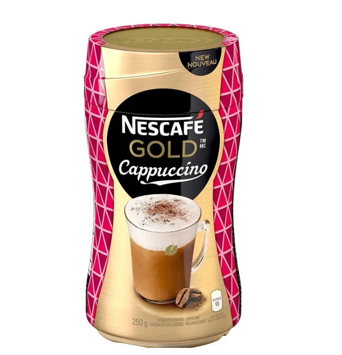 Оптовая продажа Nescafe золотой капучино кофе саше растворимый 200 г низкая цена для продажи