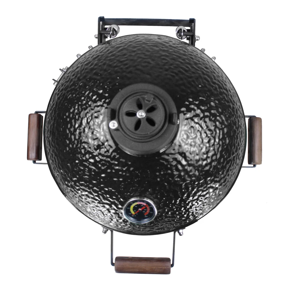 KAMADO 16 Inch Mini Max Grill Charcoal Shaped Ceramic Grill for Outdoor Kitchen Home and Garden