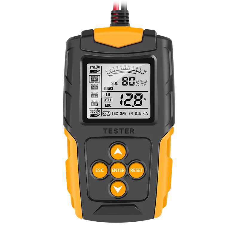 Full Function 12V24V Car battery tester LCD Battery Analyzer Test Tool Digital Analyzer Tester for Car Truck Motorcycle SUV Boat
