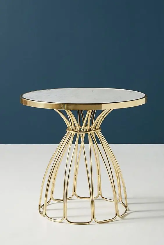 Living Room Metal Coffee Table Square Aesthetic Square Coffee Table Minimalist Centre table