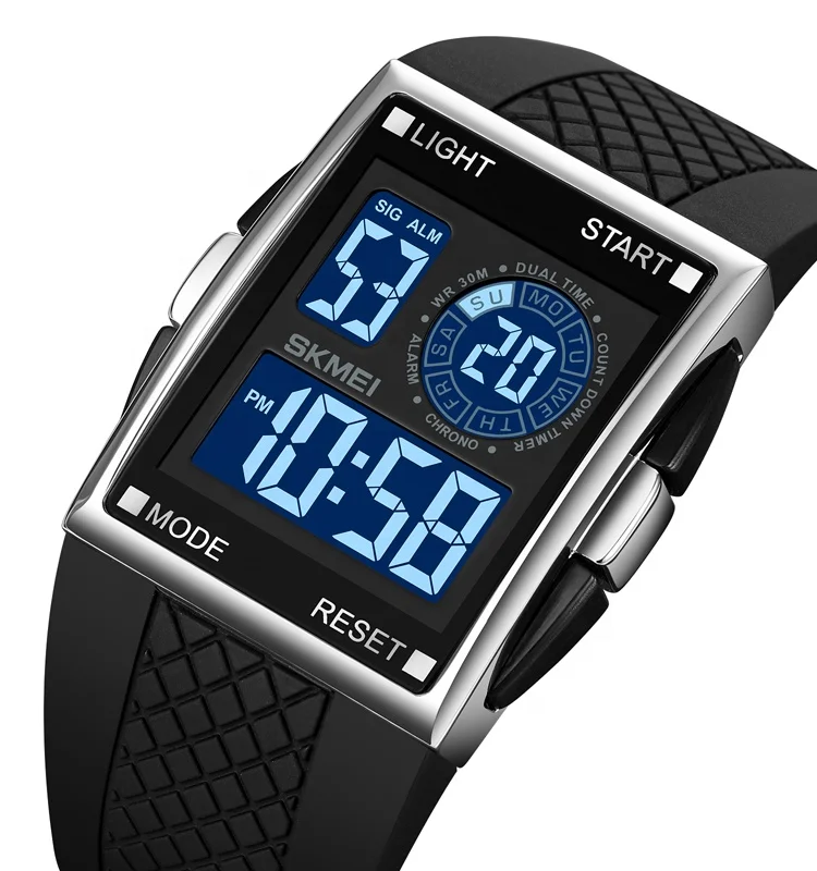 SKMEI Watch 1967 Women Man LED Digital Electronic Sports Chronograph Watch