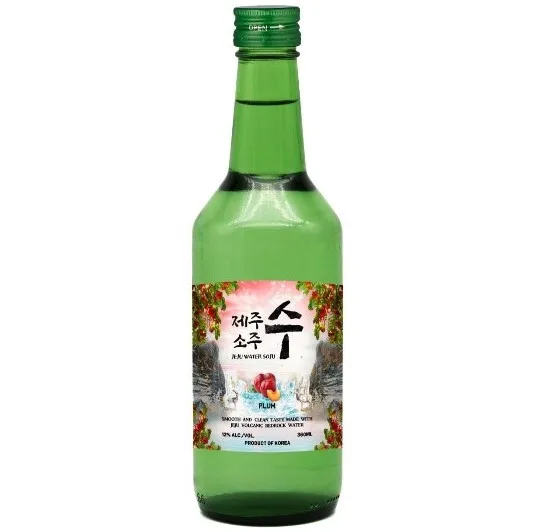 Чистая, чистая вода soju Korea, фруктовый ароматизатор soju, OEM, ODM, вода JEJU