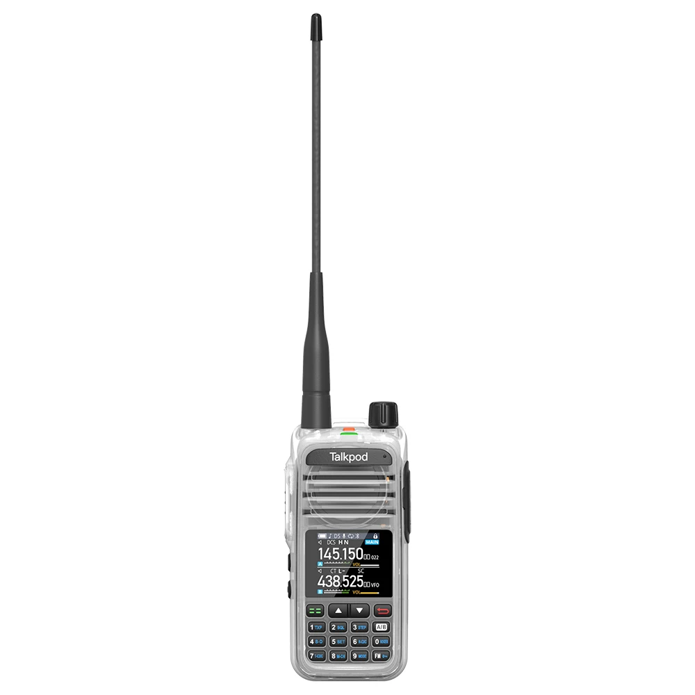 Talkpod A36plus Airband VHF 5w FM multi-function handheld transceiver with 1.8 inch large color display