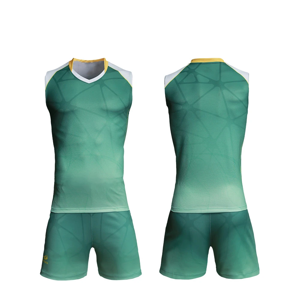 Cheap Oem Services Custom Logo Colour Volleyball Jersey And Short Volleyball Uniform For Men