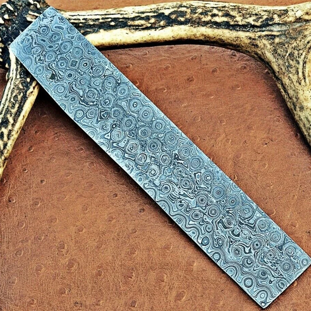 Custom Hand Made Damascus Steel Twist Pattern Blank Billet