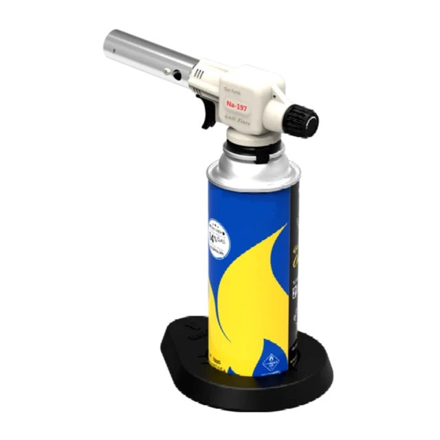 Blow torch with gas cartridge holder & Anti-flare safety - NA-197