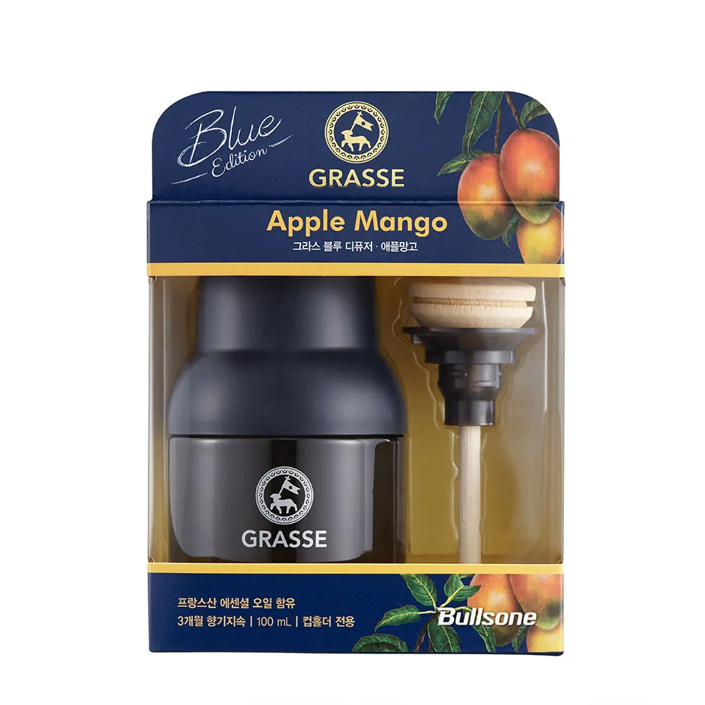 Bullsone Grasse Luxury Car Perfume Diffuser 3.38oz 4 Types Car Air Freshener Fragrance Natural Ingredients