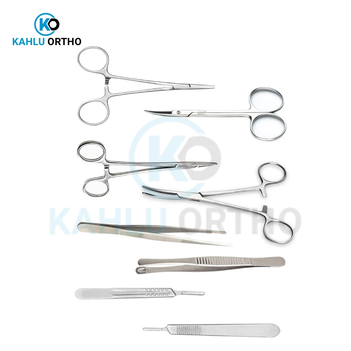Major General Surgery Durable Lightweight The Basis of Surgical Instruments Set By KAHLU ORTHOPEDIC