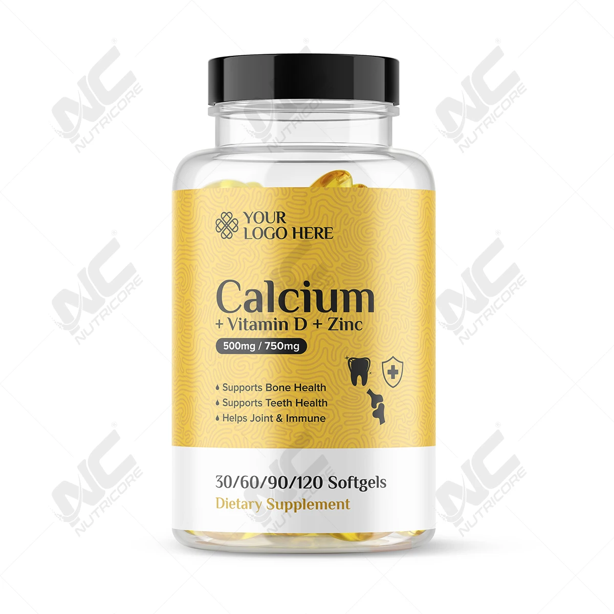 Superior Quality Dietary Supplement Calcium + Vitamin D3 Softgel from Trusted Supplier at Wholesale Price