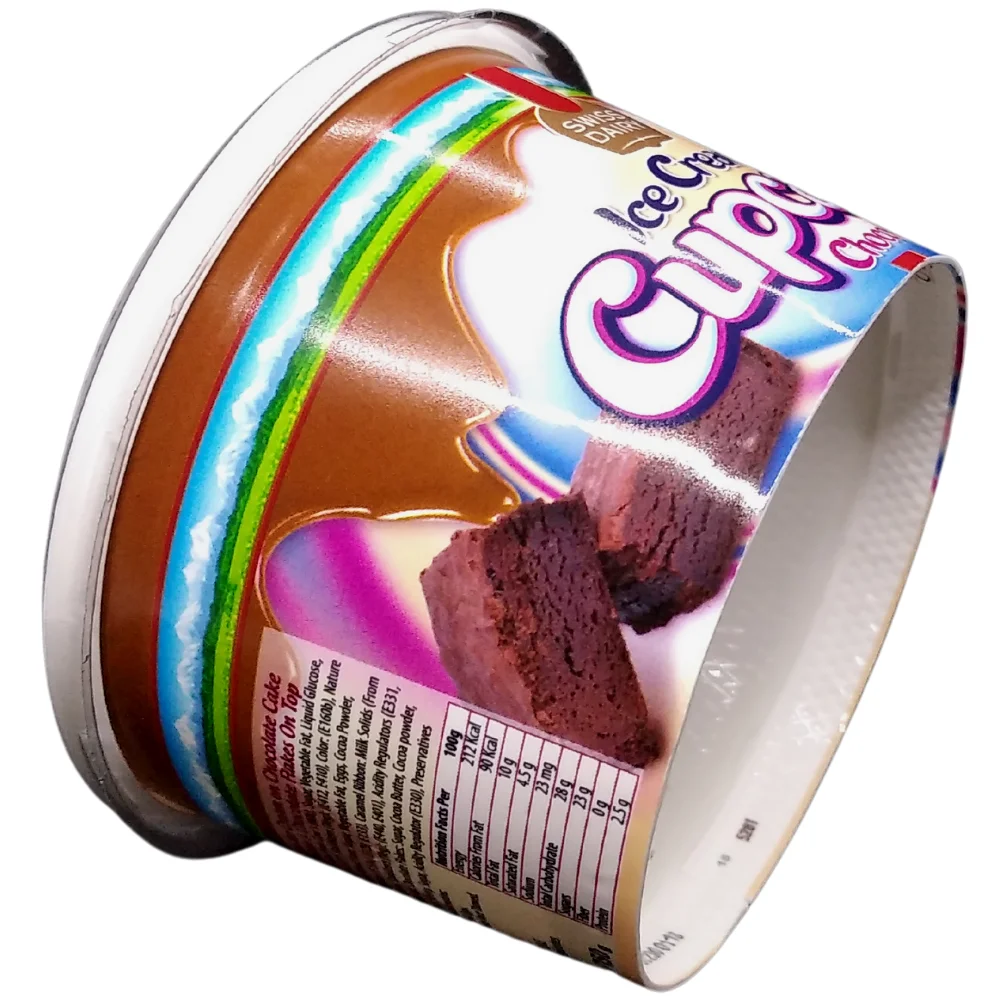 230cc 8oz Leakproof Round Customizable Food Grade Disposable Plastic Cup and PP Plastic Clear Spoon Lid  for Ice Cream Packaging