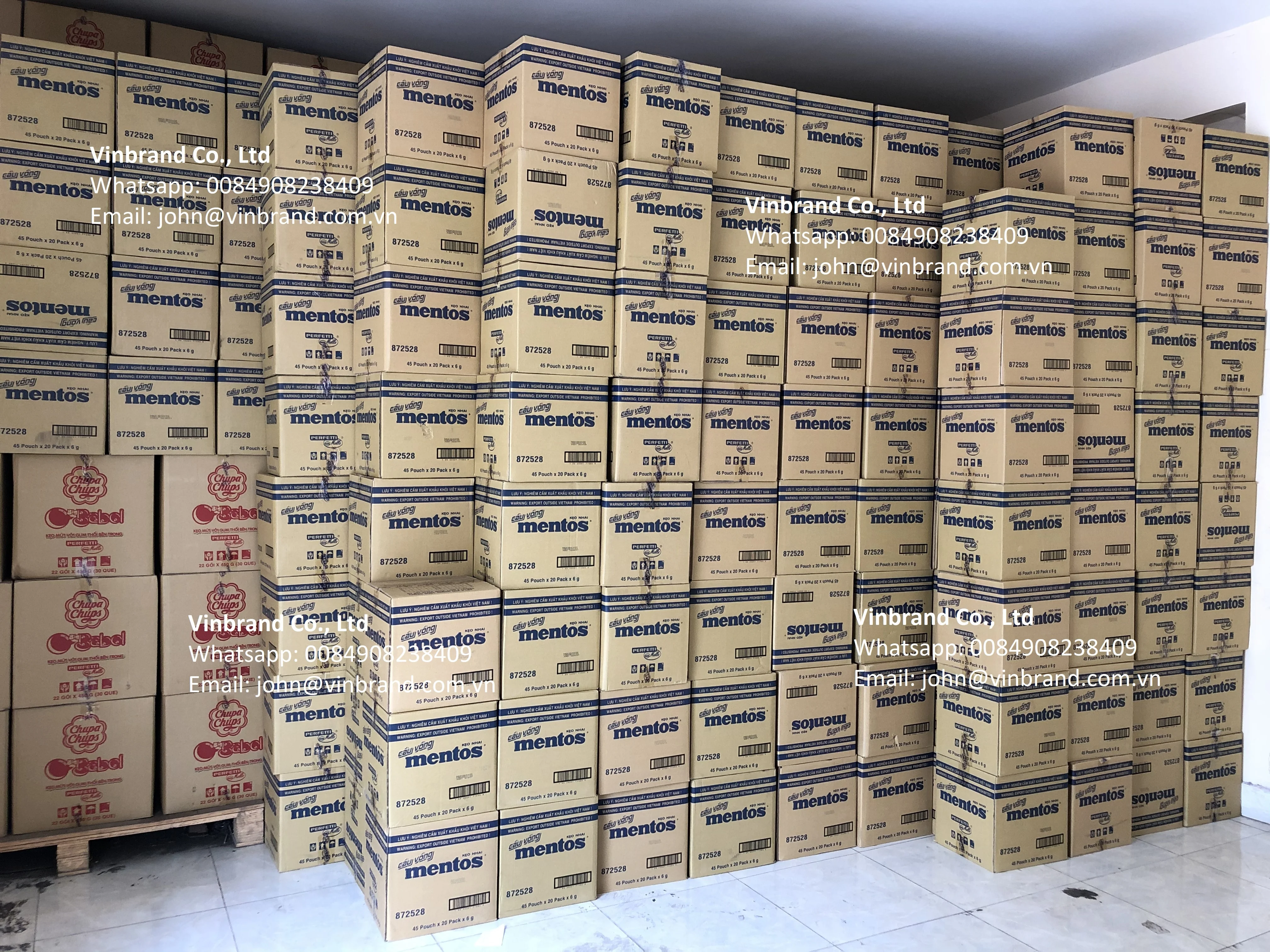 MENT0S fresh action chewing gum jar 56g