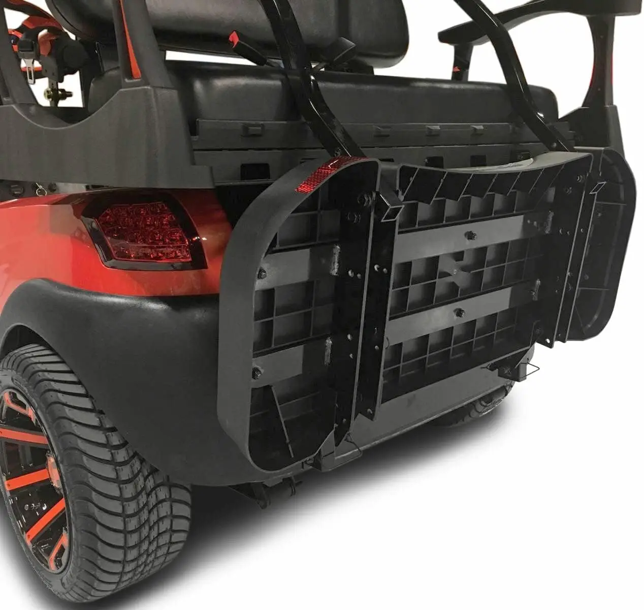 BEST SELLER MadJax Genesis 250 Steel Frame Golf Cart Seat Kit w/Deluxe Black Cushion Set for Yamaha Drive