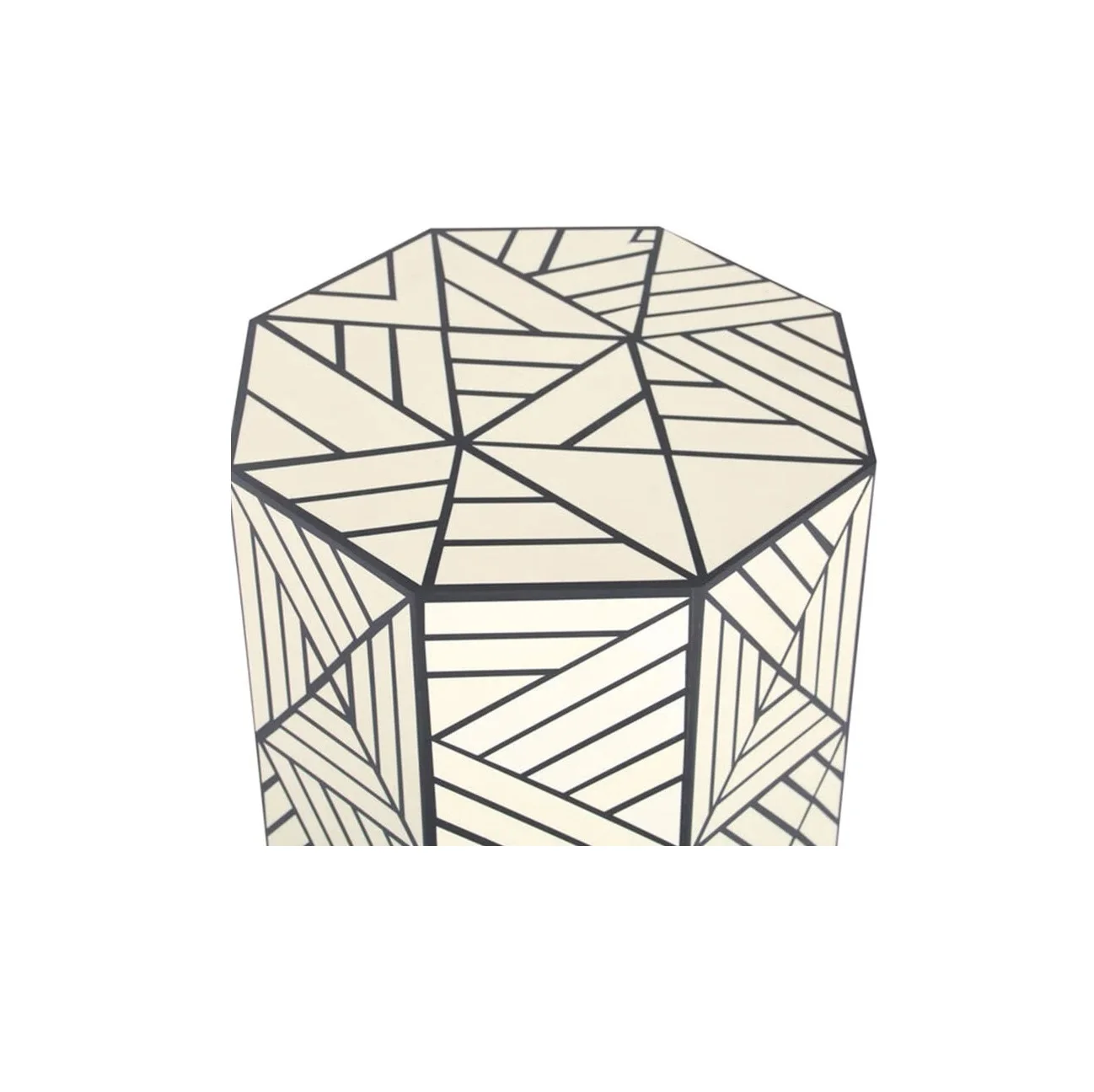 Trendy design wooden end table with bone inlay work mother of pearl inlay side table for living and bed room by Indian wholesale