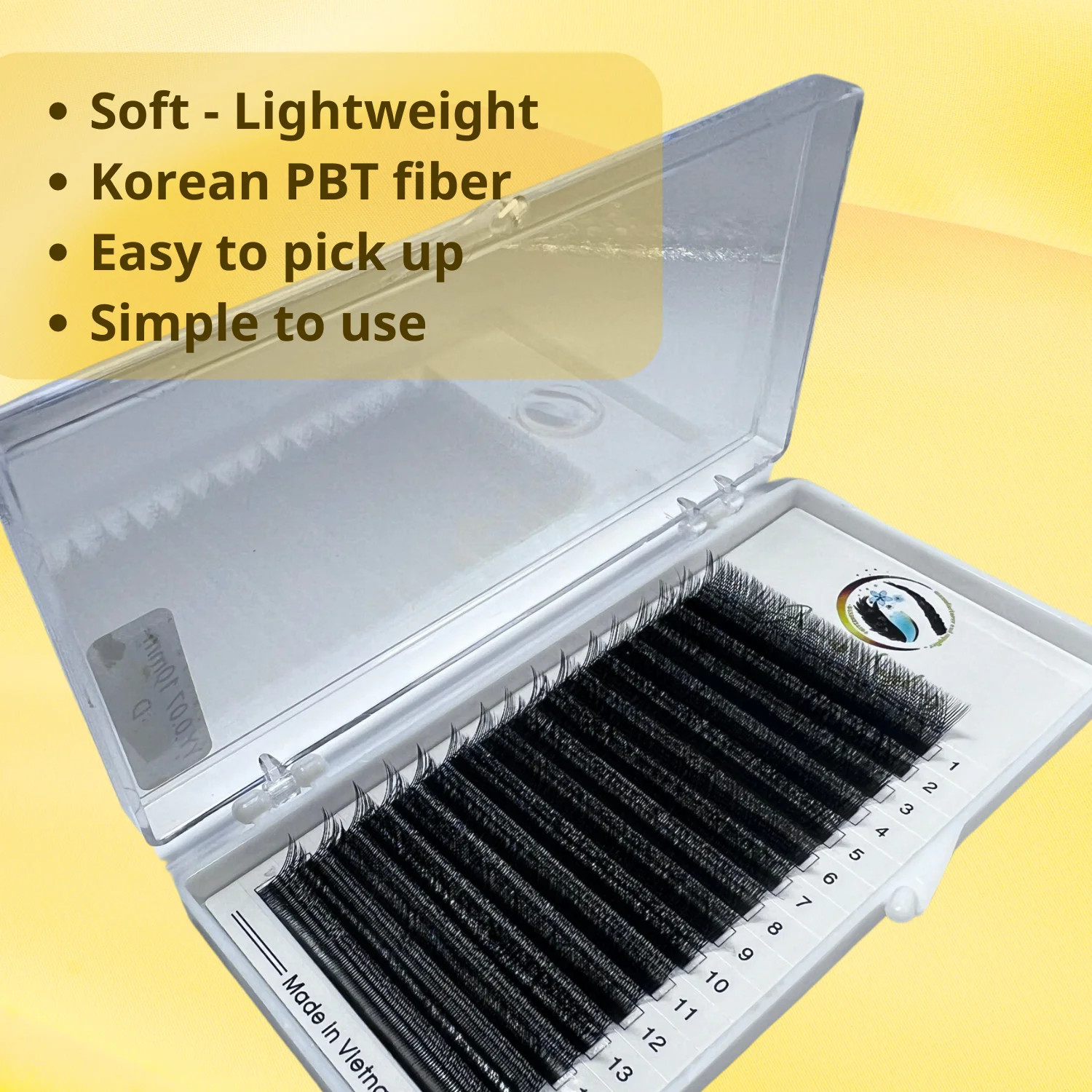 Eyelash Extension  YY Y W V Clover Lashes Trays 2D 3D 4D 5D 6D 7D Matte Black Mink Korean Pbt Custom Private Label