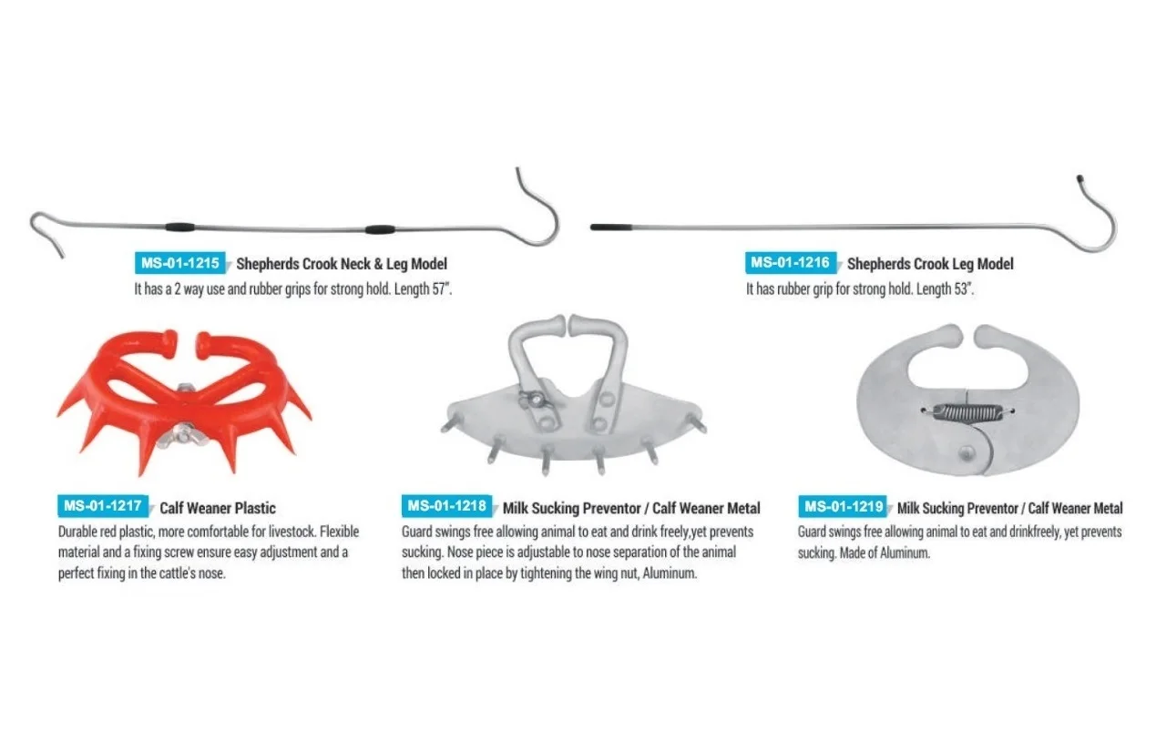 Cattle Nose Rings Plastic Metal Calf Weaner Bull Holder Milk Sucking Preventer for Cow from Pakistan
