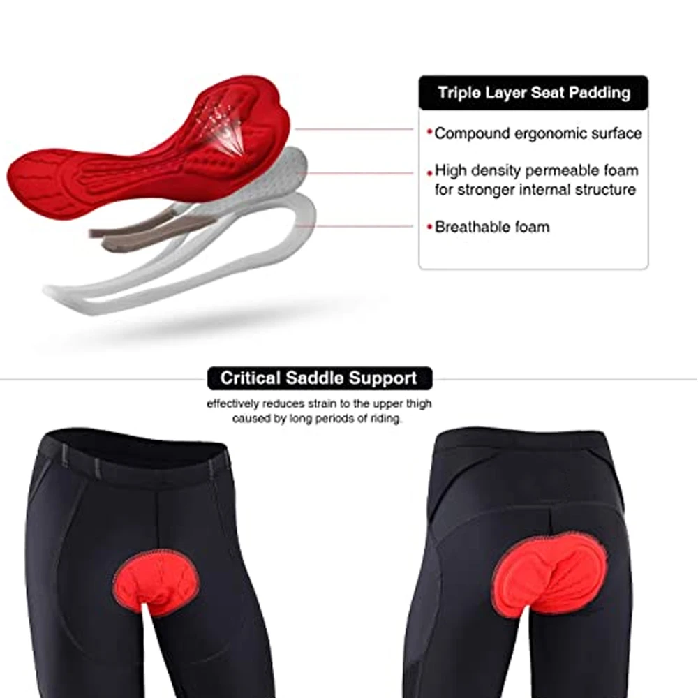 Men Cycling Shorts High Quality Breathable Custom Design Gel Padded Bicycle Riding Cycling Pants Bike Cycling Wear Shorts