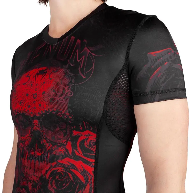 Custom Sublimated MMA Rashguard Compression Shirts for Men 100% Polyester and Spandex Long Sleeve