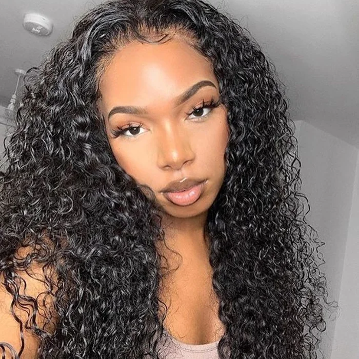 Unprocessed Grade 10A natural water Wave peruvian Human Hair bundles large stock curl Extension