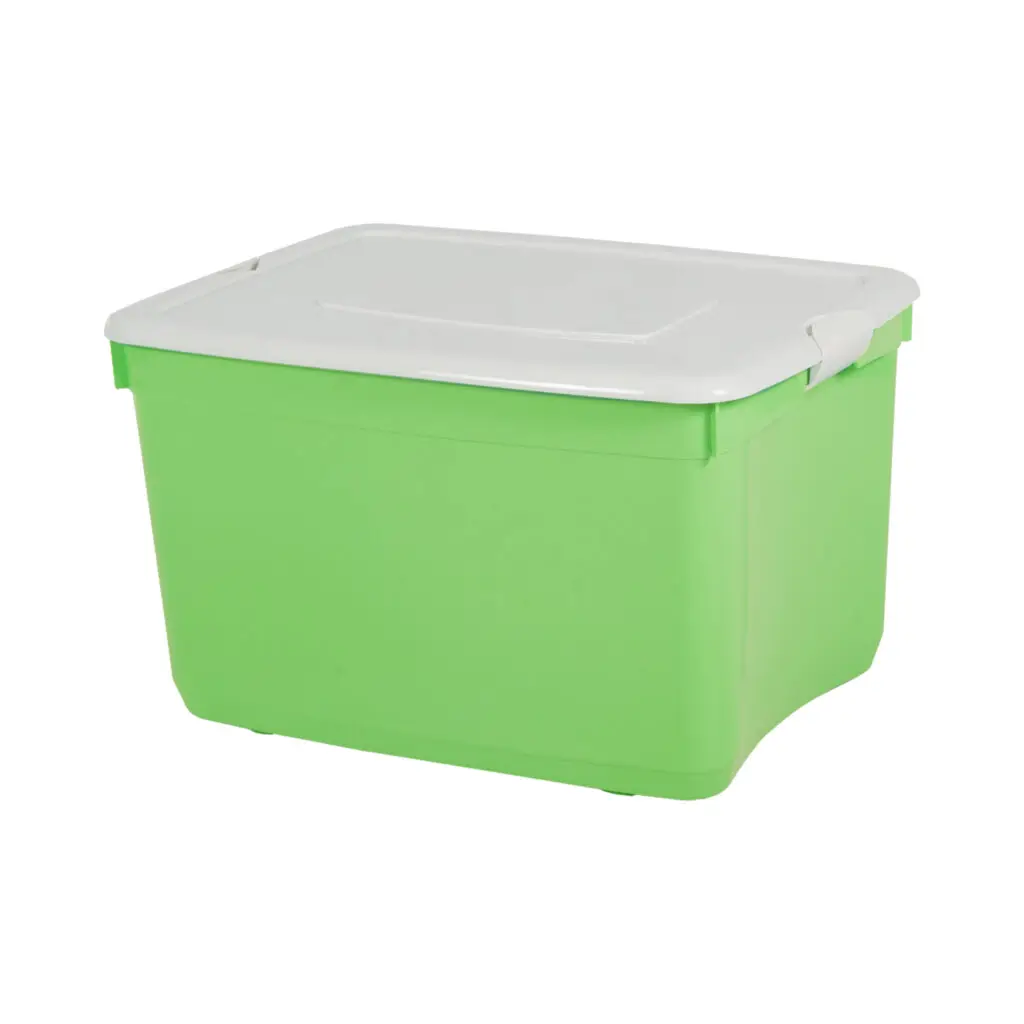 Space saving Colorful Creative Durable Trendy Color Plastic Large Storage Box Container Storage With Lid W580 x D420 x H350 mm
