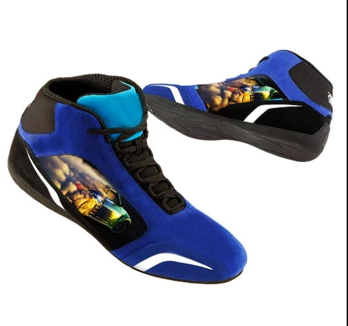 New 2024 kart racing shoes with different color option/Wholesale Price Racing Pure Leather Kart Shoes