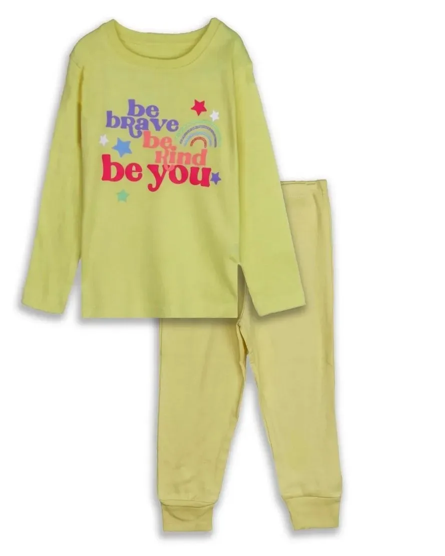 Girls Pajama Sets Full Sleeve Top and Pant Export Surplus Stocklot Girls Wholesale Clothing GIRLS PYJAMA SET Knitted Clothing