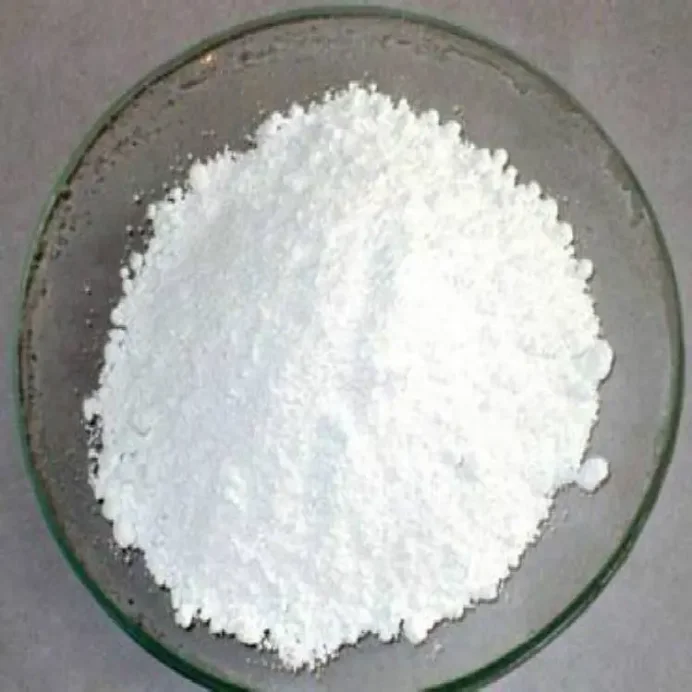 White Dried Solid Hydrated Lime commonly used as a building material