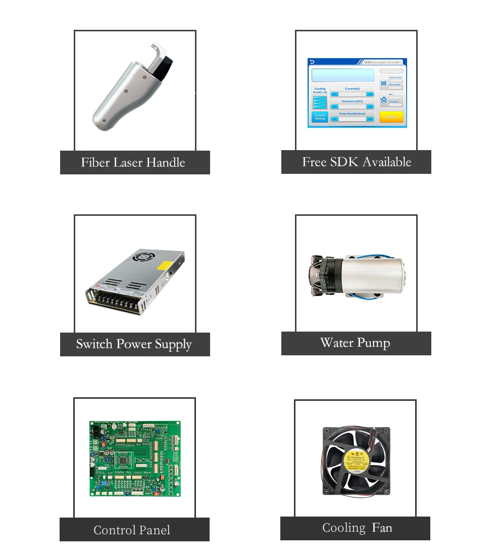 Diode laser hair removal laser professional Skin Rejuvenation fiber coupled laser diode module device