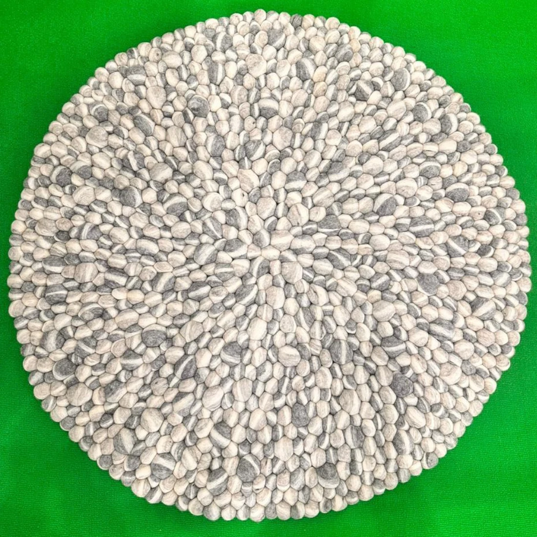 Handmade in Nepal Felt Ball Rugs/Carpets