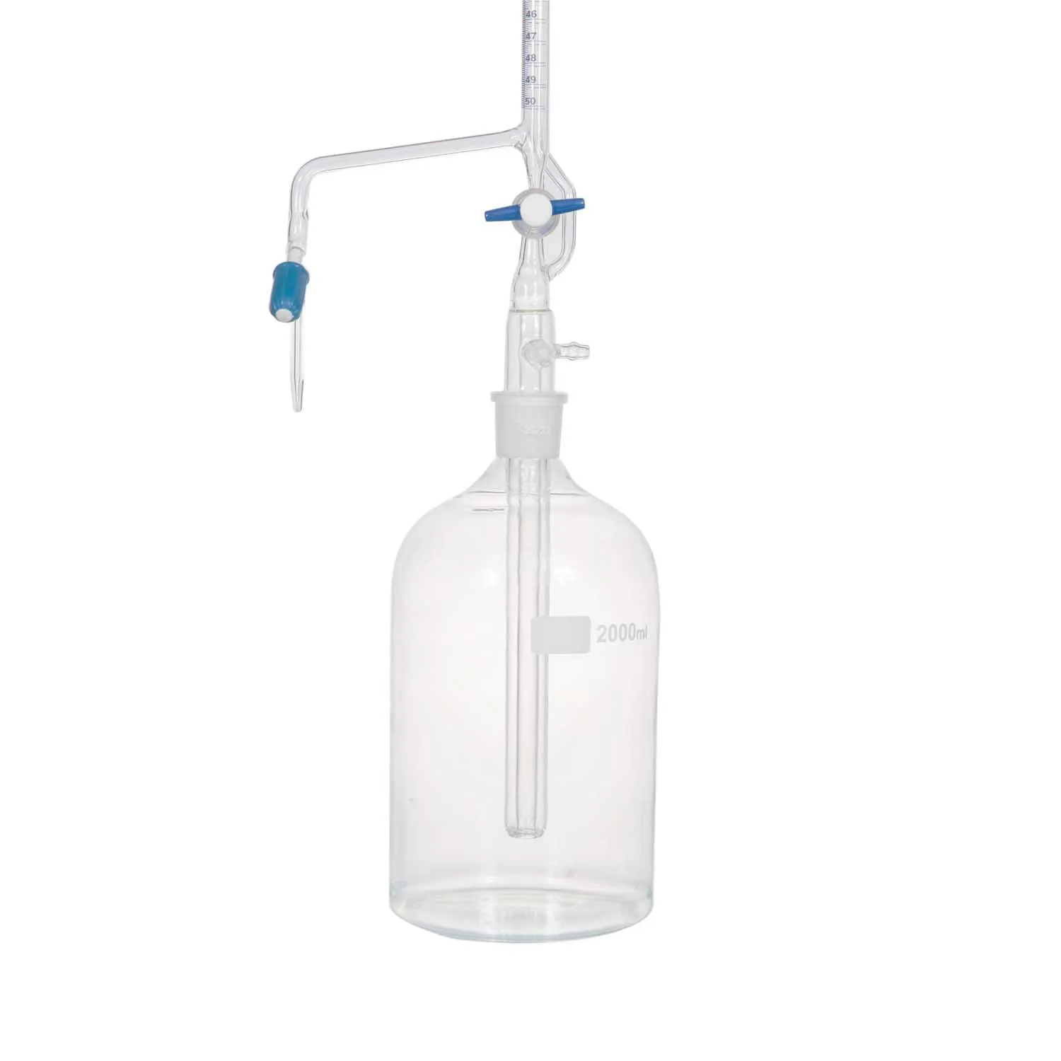 AUTOMATIC BURETTE CLEAR GLASS WITH PTFE KEY STOPCOCK RADICAL MANUFACTURER