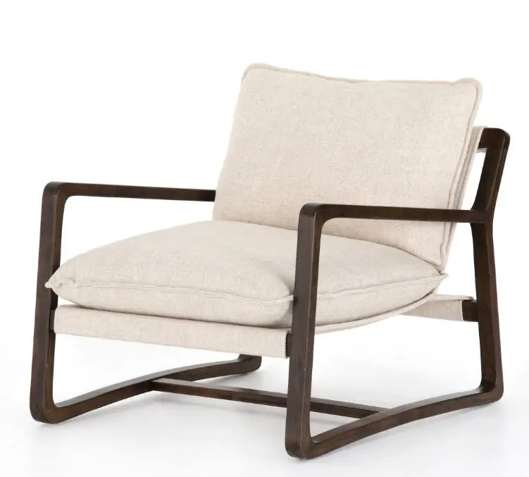 modern antique royal living room accent armchair indoor furniture solid wooden accent chair upholstered accent chair