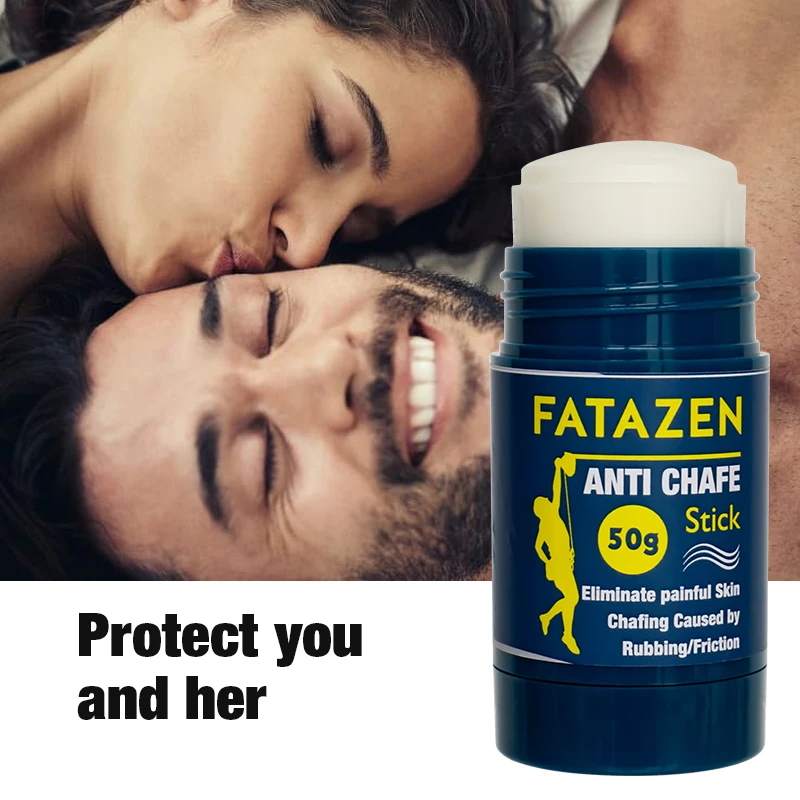 FATAZEN Natural Organic Private Label Anti-Chafe Stick For Thigh Rescue Balm Body Glide Chamois Butters Assos Chub Rub Stick