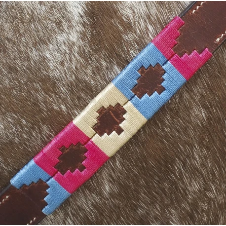 Premium Quality Vegetable Drum Dyed Leather Argentinian Hand Stitched Polo Belt With Solid Brass Buckle men accessories belt