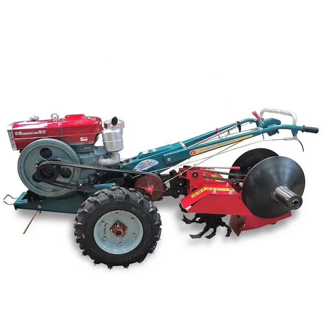 Wholesale 8hp12hp 15hp 18hp 20hp 22hp hand tractor Farm mini diesel motocultor Power Tiller Two Wheel Mini 2 Wheel Farm Tractor.