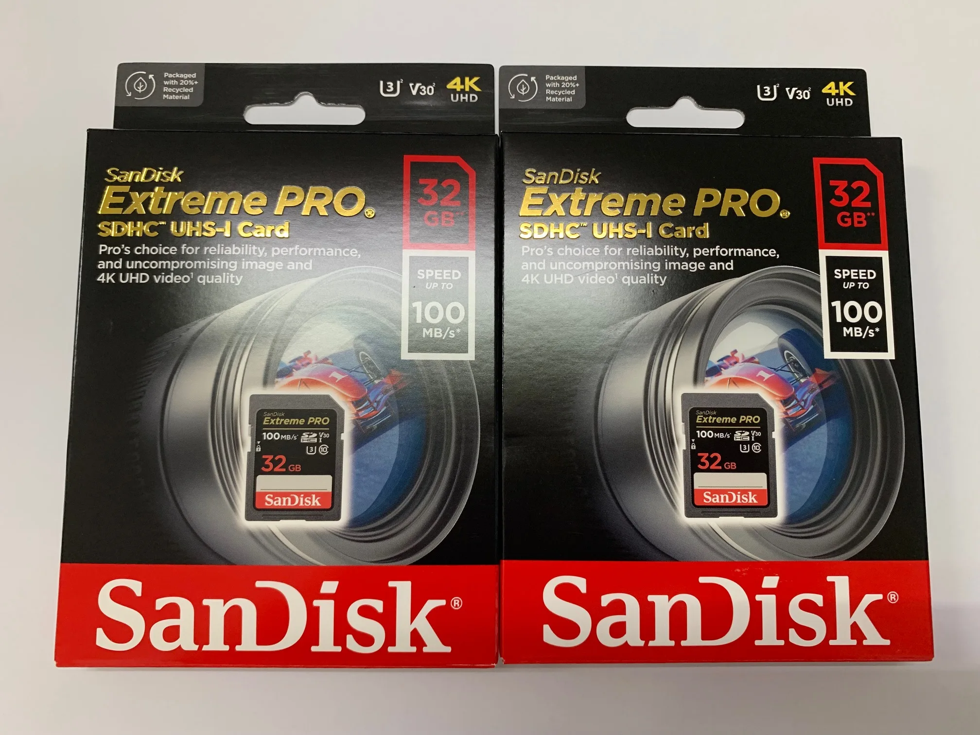 100% Original Sandisk SDSDXXO-032G-GN4IN SD Card For SDXC U3 V30 32GB