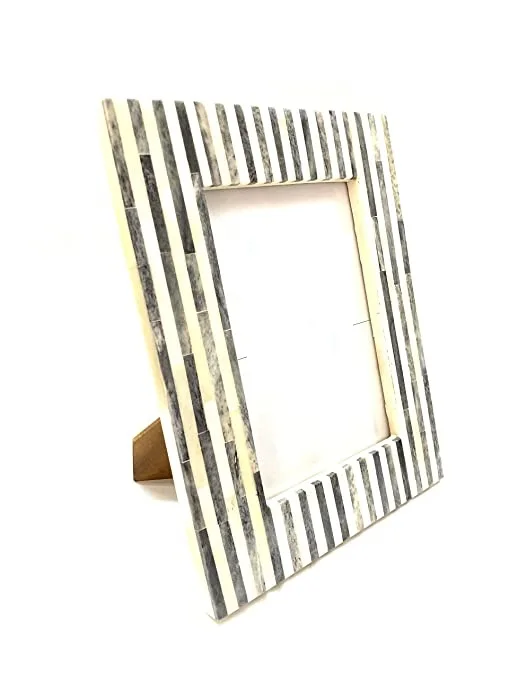 White And Red Decorative Countertop Photo Frame Mother Of Pearl Ottoman Bone Inlay Photo Case Image/Picture Frame