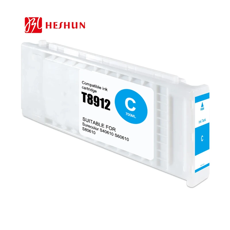 HESHUN 700ml T8911-T8914 compatible ECO SOLVENT ink cartridge SC S40610 S60610 S80610 for EPSON Surecolor printers